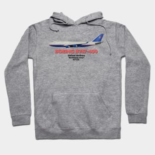 Boeing B747-400 - United Airlines "Battleship Gray" Hoodie